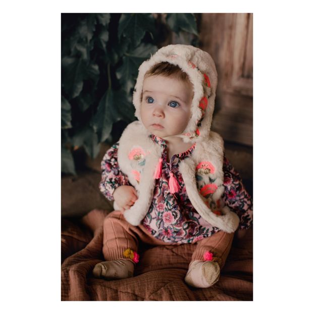 Gilet imbotito con finta peliccia Lamla-product