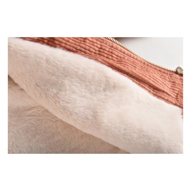 Zoila Faux Fur Lined Velvet Coat-product