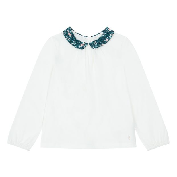 T-Shirt Col Fleuri-product