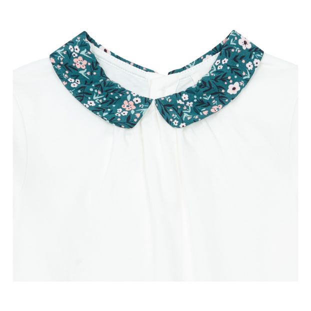 T-Shirt Col Fleuri-product
