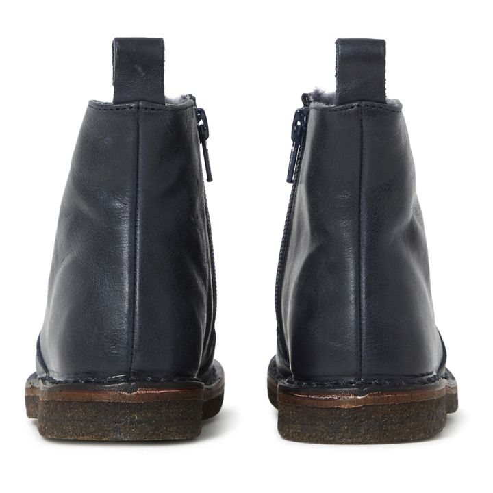 Gefütterte Boots mit Reißverschluss | Navy- Produktbild Nr. 4