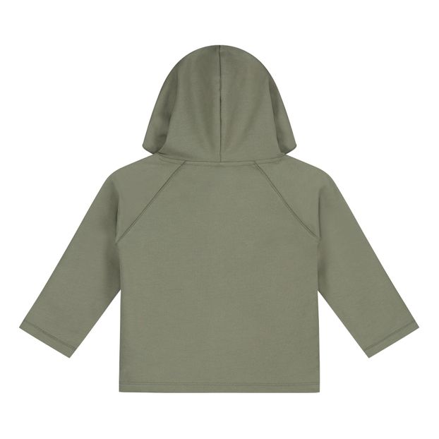 Organic Cotton Relaxed Hooded Cardigan-product