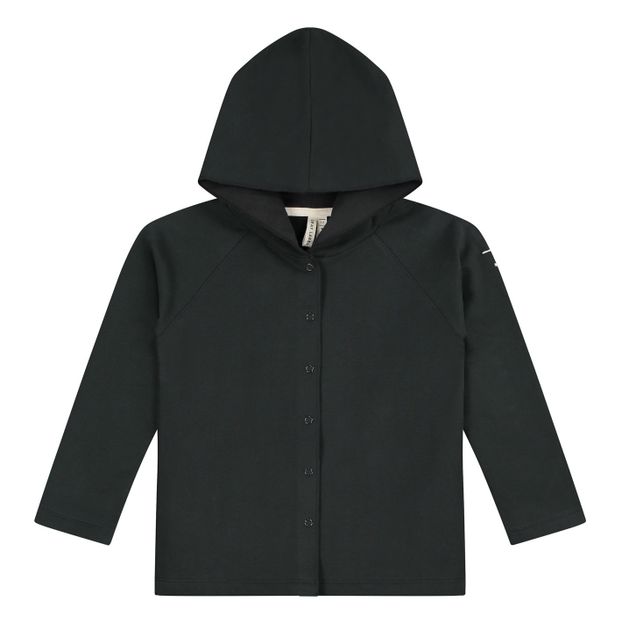 Organic Cotton Relaxed Hooded Cardigan-product