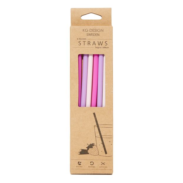 Silicon Straws - Set of 6-product