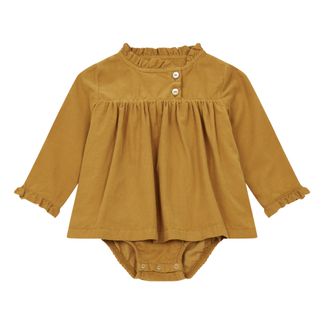 Emile et Ida Exklusiv - Bodykleid aus Velours-listing