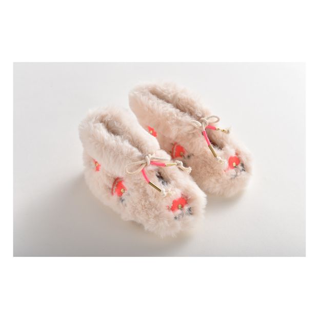 Chaussons Façon Fourrure Chou-product