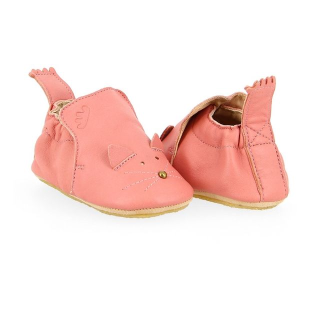 Chaussons Cuir Blublu Chat-product