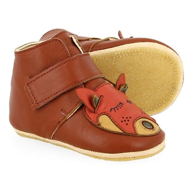 Chaussons Fourrés Cuir Kiny Panda-product