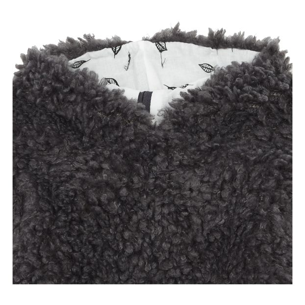 Poncho finta pellicia-product