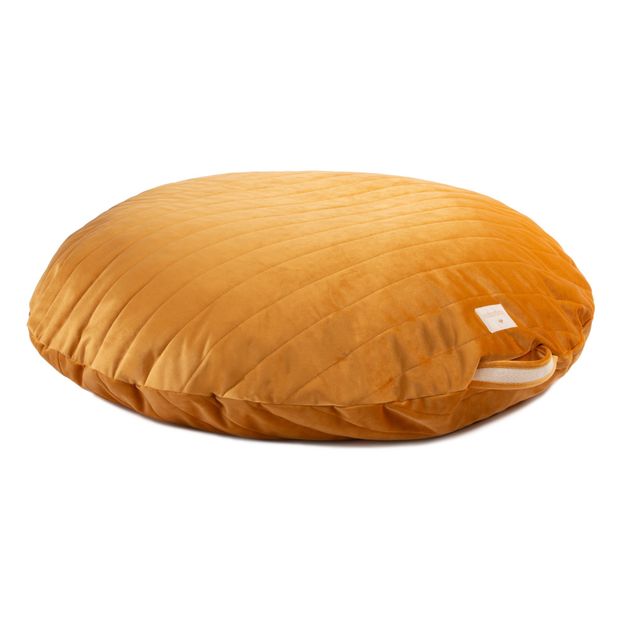 Puf redondo Sáhara de terciopelo-product