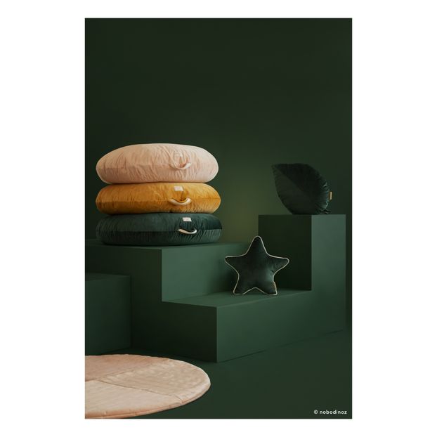Pouf rond Sahara en velours-product