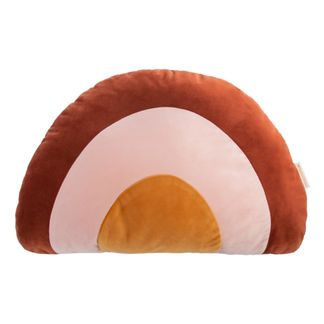 Nobodinoz Cuscino arco-baleno in velluto-listing