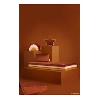 Nobodinoz Cuscino arco-baleno in velluto-listing