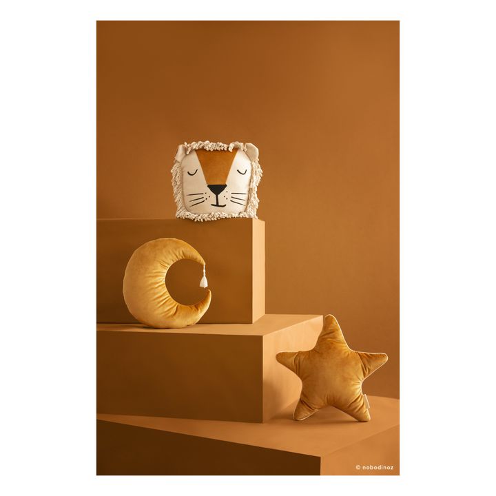 Lion Cushion | Mustard- Product image n°2