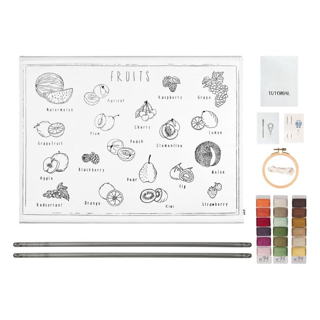 Poster zum Besticken Obst-product