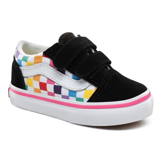 Old Skool Checkerboard Velcro Trainers-product