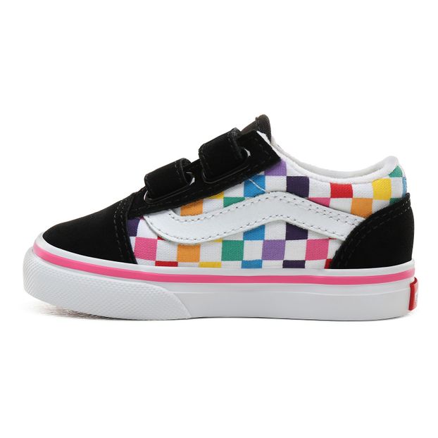 Old Skool Checkerboard Velcro Trainers-product