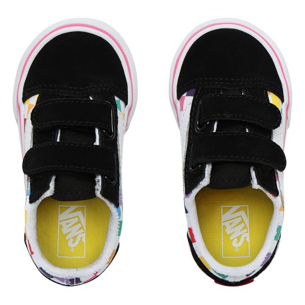 Old Skool Checkerboard Velcro Trainers-product