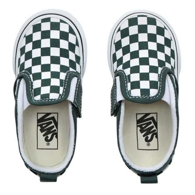 Checkerboard Velcro Slip On Shoes-product
