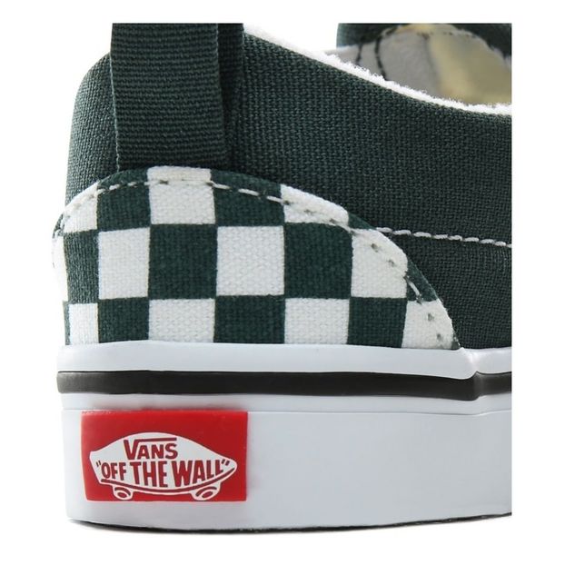 Checkerboard Velcro Slip On Shoes-product
