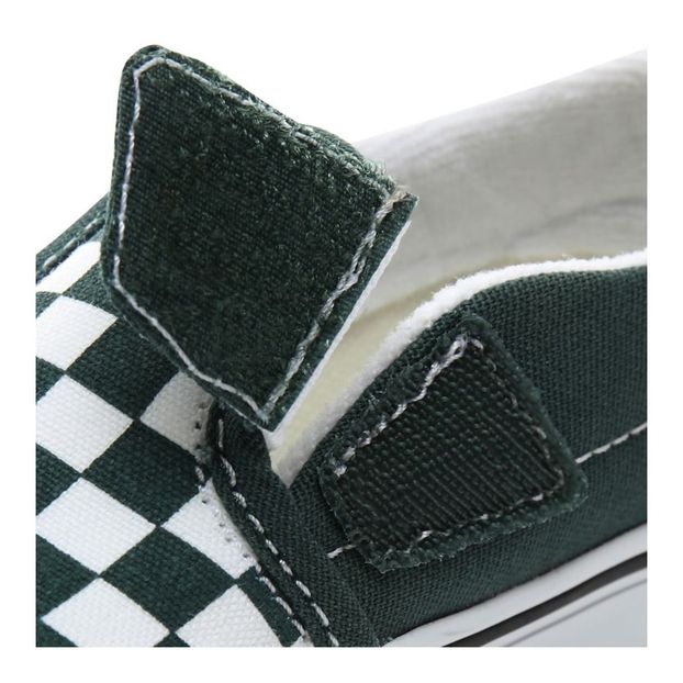 Checkerboard Velcro Slip On Shoes-product