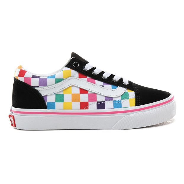 Turnschuhe aus Wildleder zum Schnüren mit Schachbrettmuster Old Skool-product