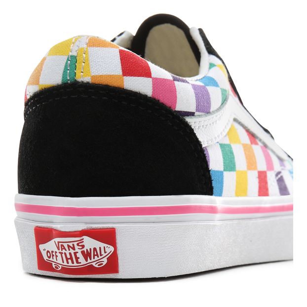 Turnschuhe aus Wildleder zum Schnüren mit Schachbrettmuster Old Skool-product