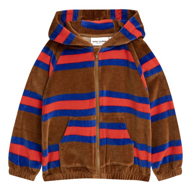 Sudadera con Cremallera Terciopelo Algodón Orgánico-product