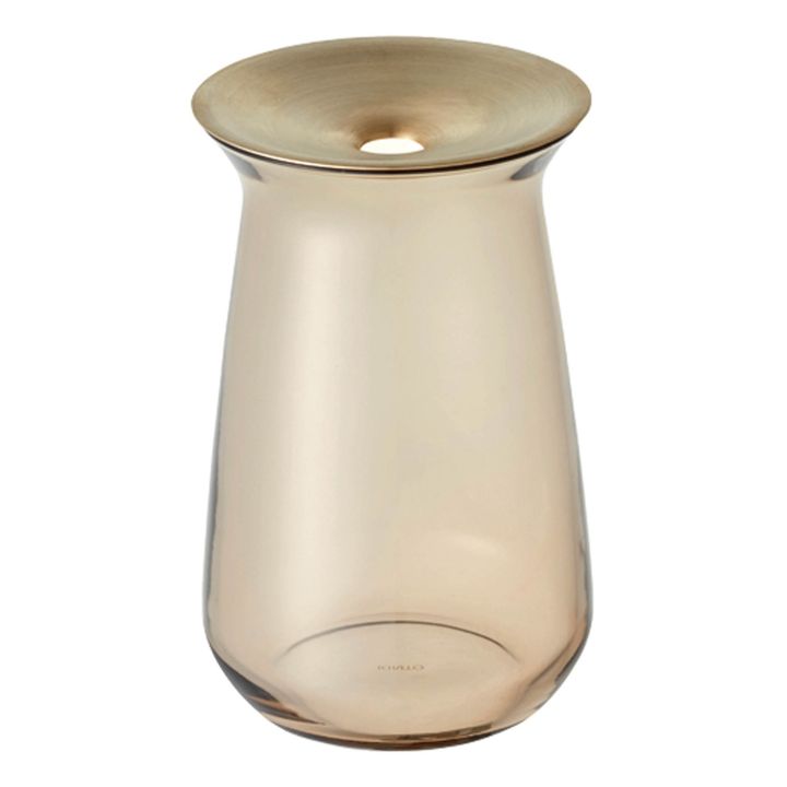 Luna Glass Vase | Brown- Product image n°0