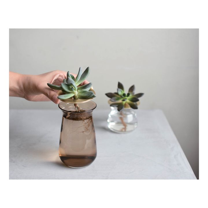 Vaso in vetro Luna | Marrone- Immagine del prodotto n°2
