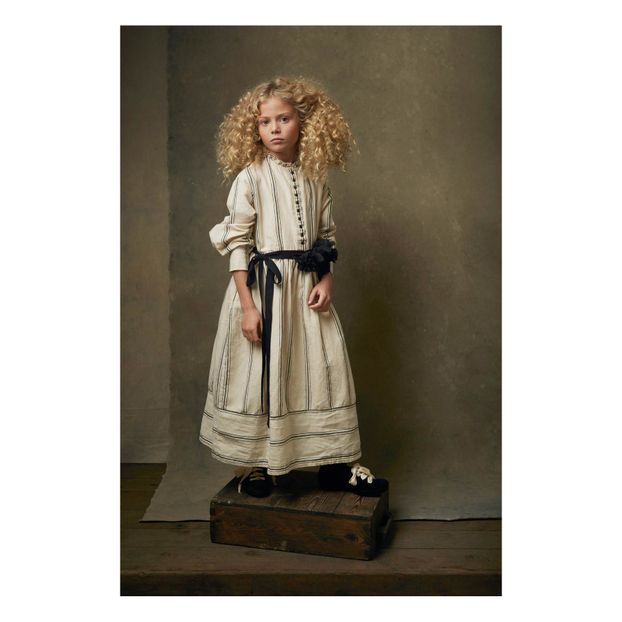 Striped Long Dress-product