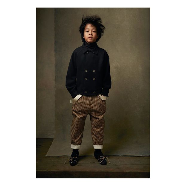 Houndstooth Trousers with Suspenders-product