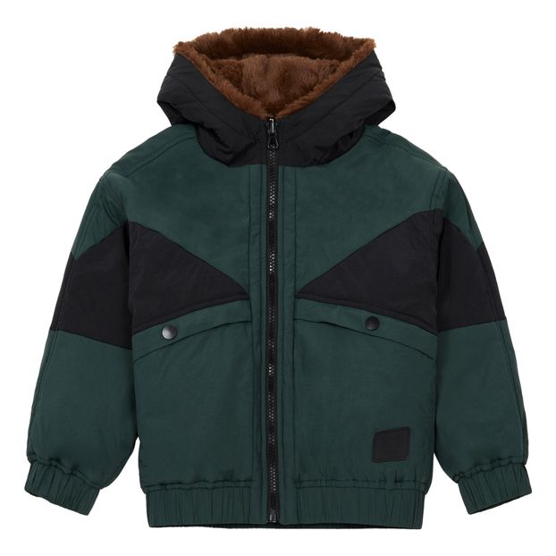 Fake fur reversible anorak-product