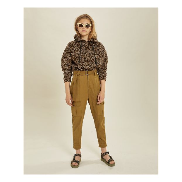 Chaqueta Leopardo Capucha Demi-product