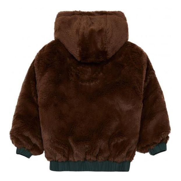 Fake fur reversible anorak-product