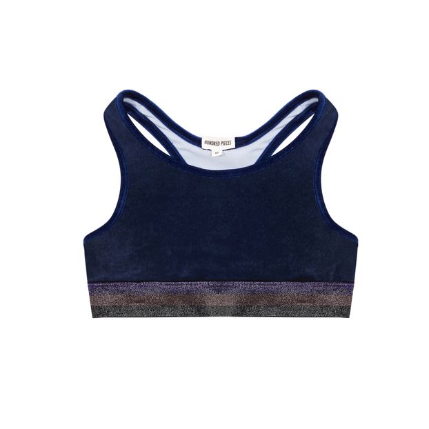 Velour bralet-product