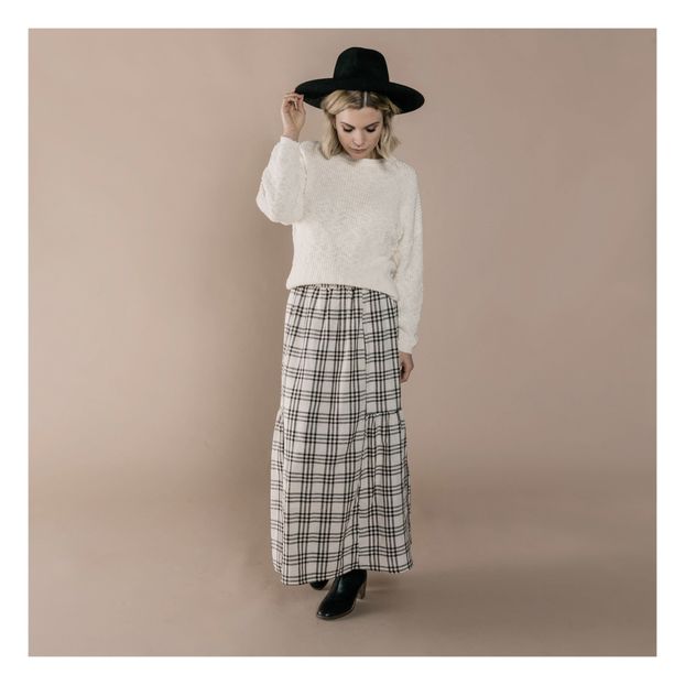 Janise Plaid Skirt - Women's Collection --product