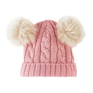 Double Pompom Beanie Hat-product
