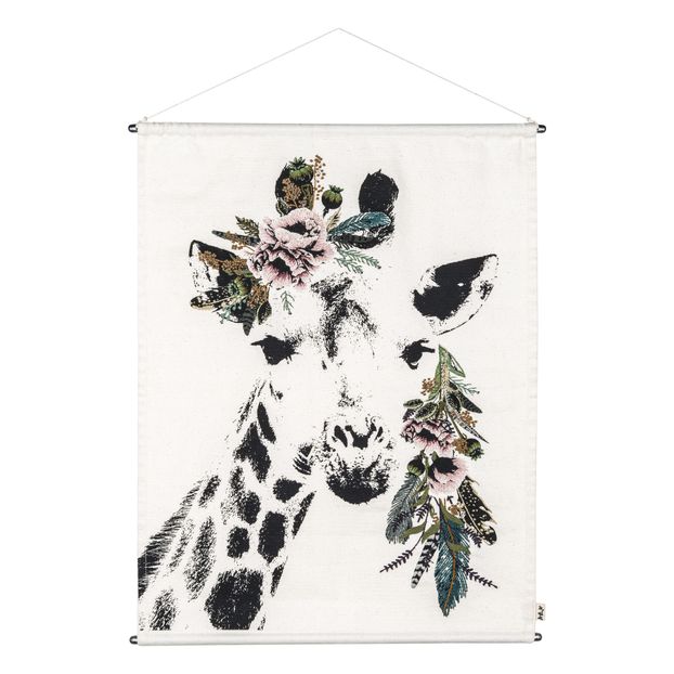 Giraffe Embroidered Poster-product