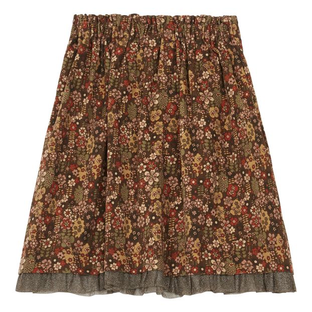 Floral Velvet Skirt-product