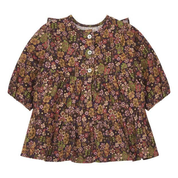 Vestido Terciopelo Flores-product