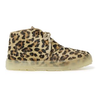 Pèpè Turnschuhe mit Schnürsenkeln Leopard-listing