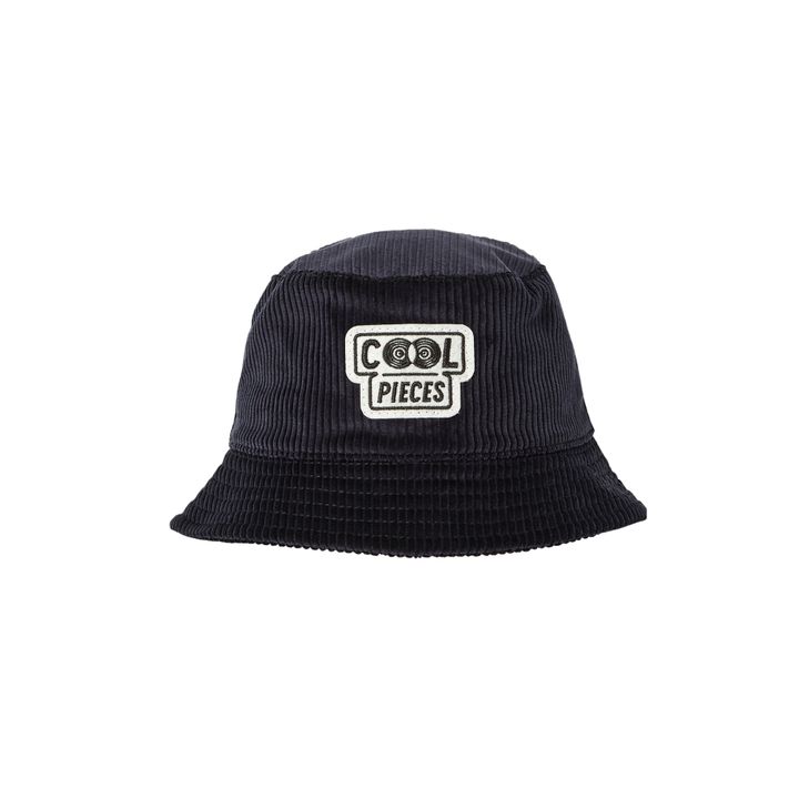 Cool Pieces velour bucket hat | Midnight blue- Product image n°0