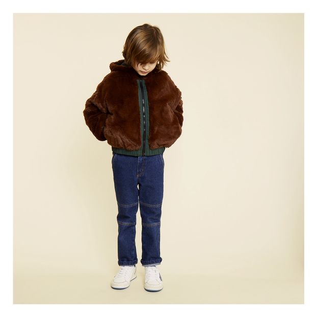 Fake fur reversible anorak-product