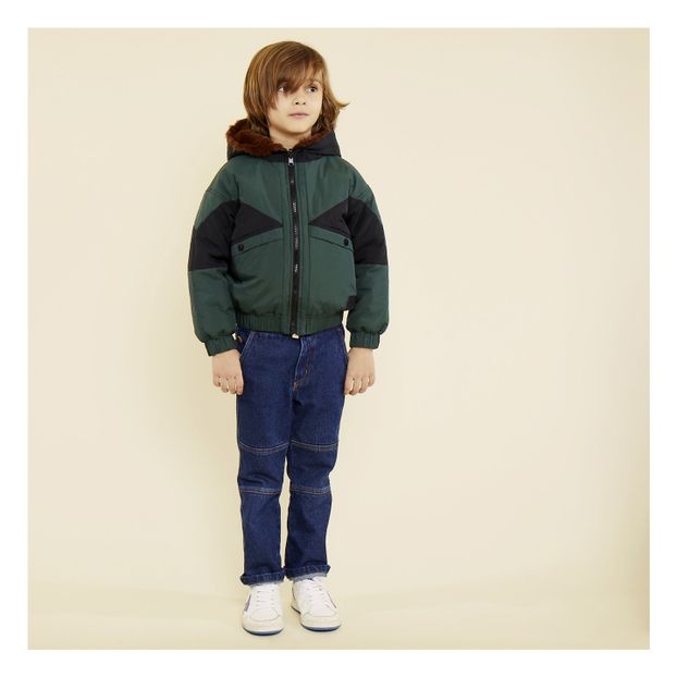 Fake fur reversible anorak-product