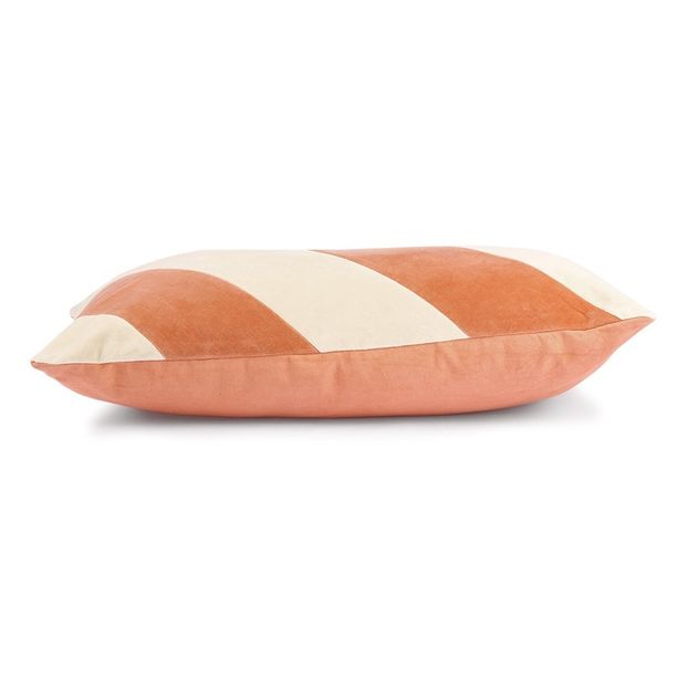 Cuscino a righe in velluto-product