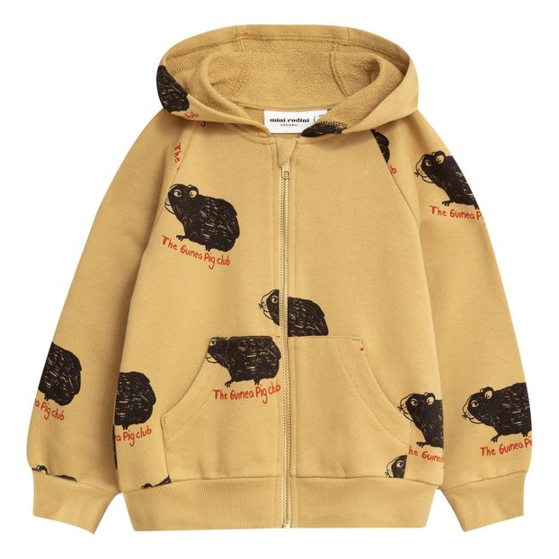 Sweat Zippé Guinea Pig Coton Bio-product