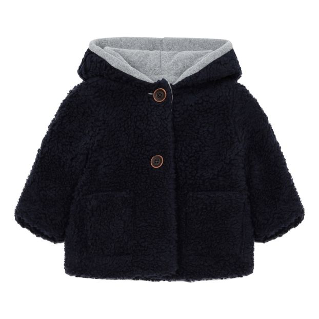 Manteau Façon Fourrure Capuche-product