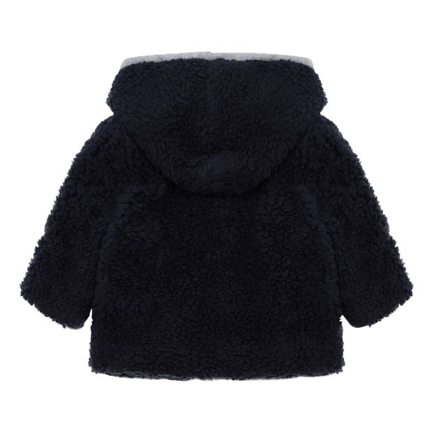 Manteau Façon Fourrure Capuche-product