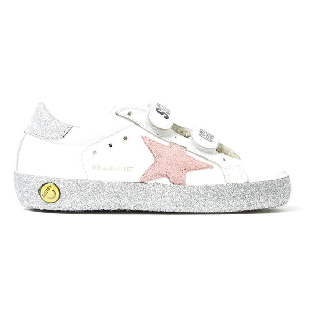 Basket Scratchs Cuir Semelle Pailletée Old School-product